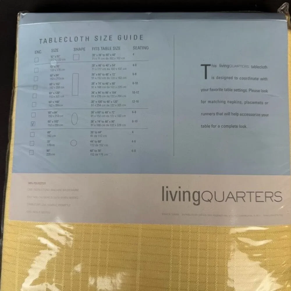 New Living Quarters Yellow 60x102